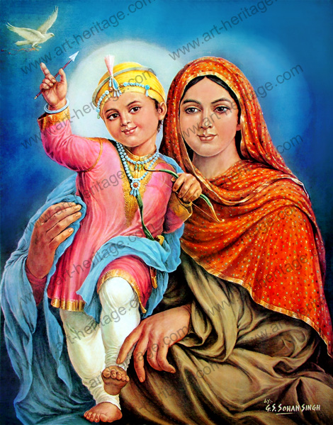 Image result for guru gobind singh painting